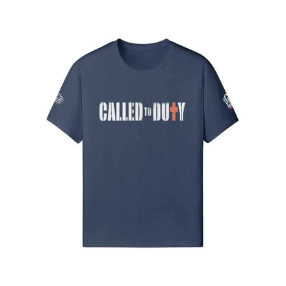New Called to Duty T-shirt soft PODpartner Indigo Blue XS