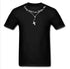 Christian Cross necklace shirt 0 To God be The Glory Creations Black - white txt S