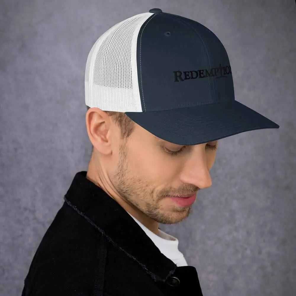 Redemption Trucker Cap religious unisex To God be The Glory Creations