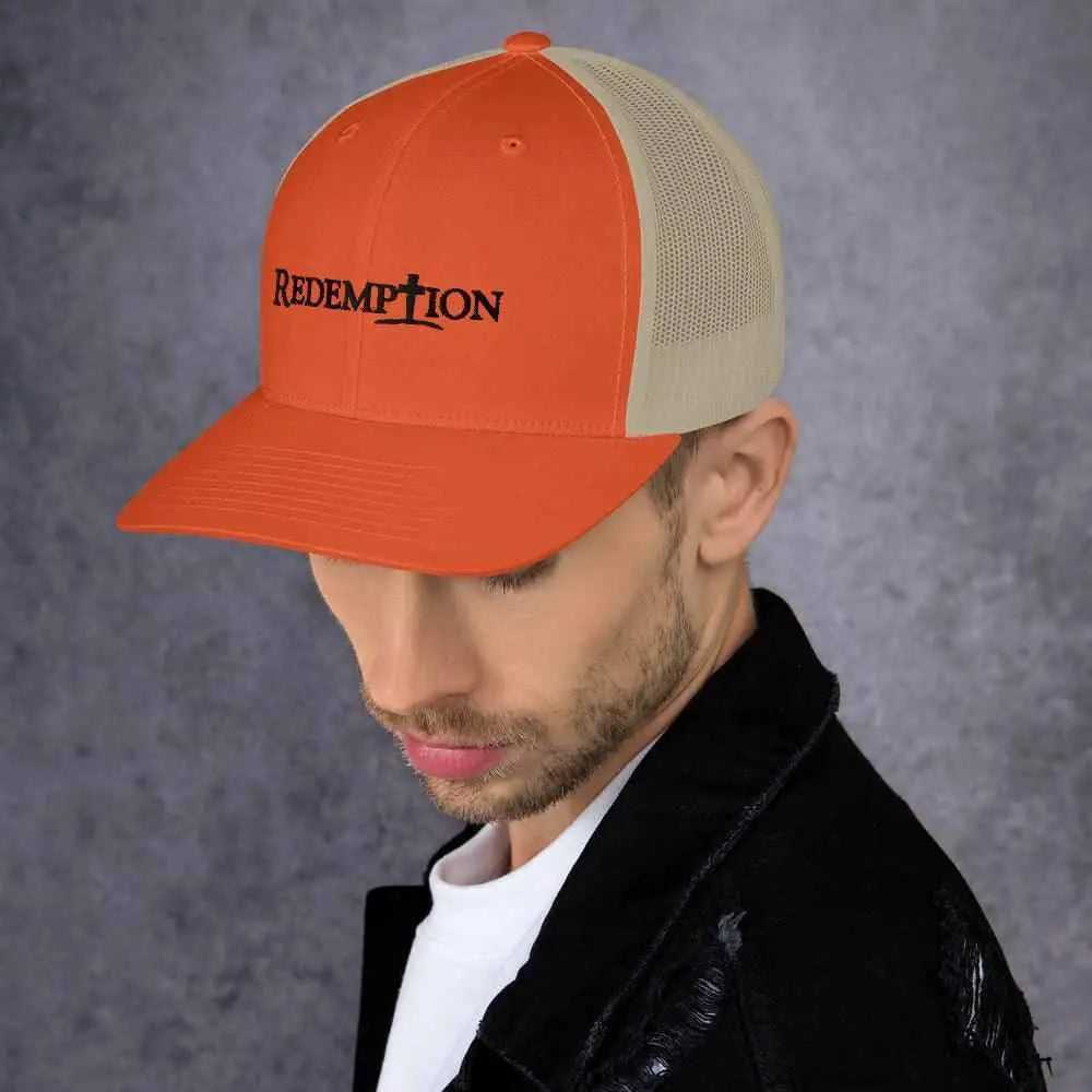 Redemption Trucker Cap religious unisex To God be The Glory Creations