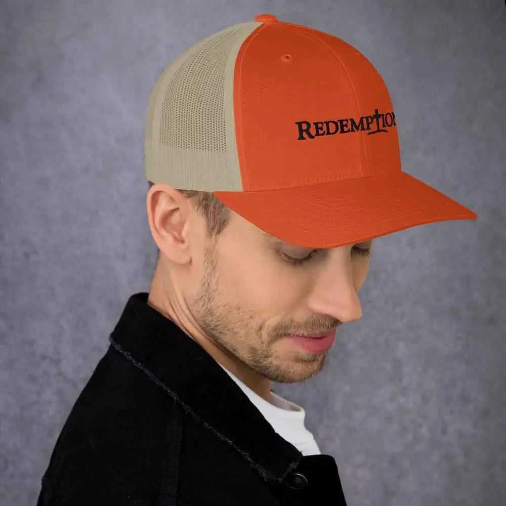 Redemption Trucker Cap religious unisex To God be The Glory Creations