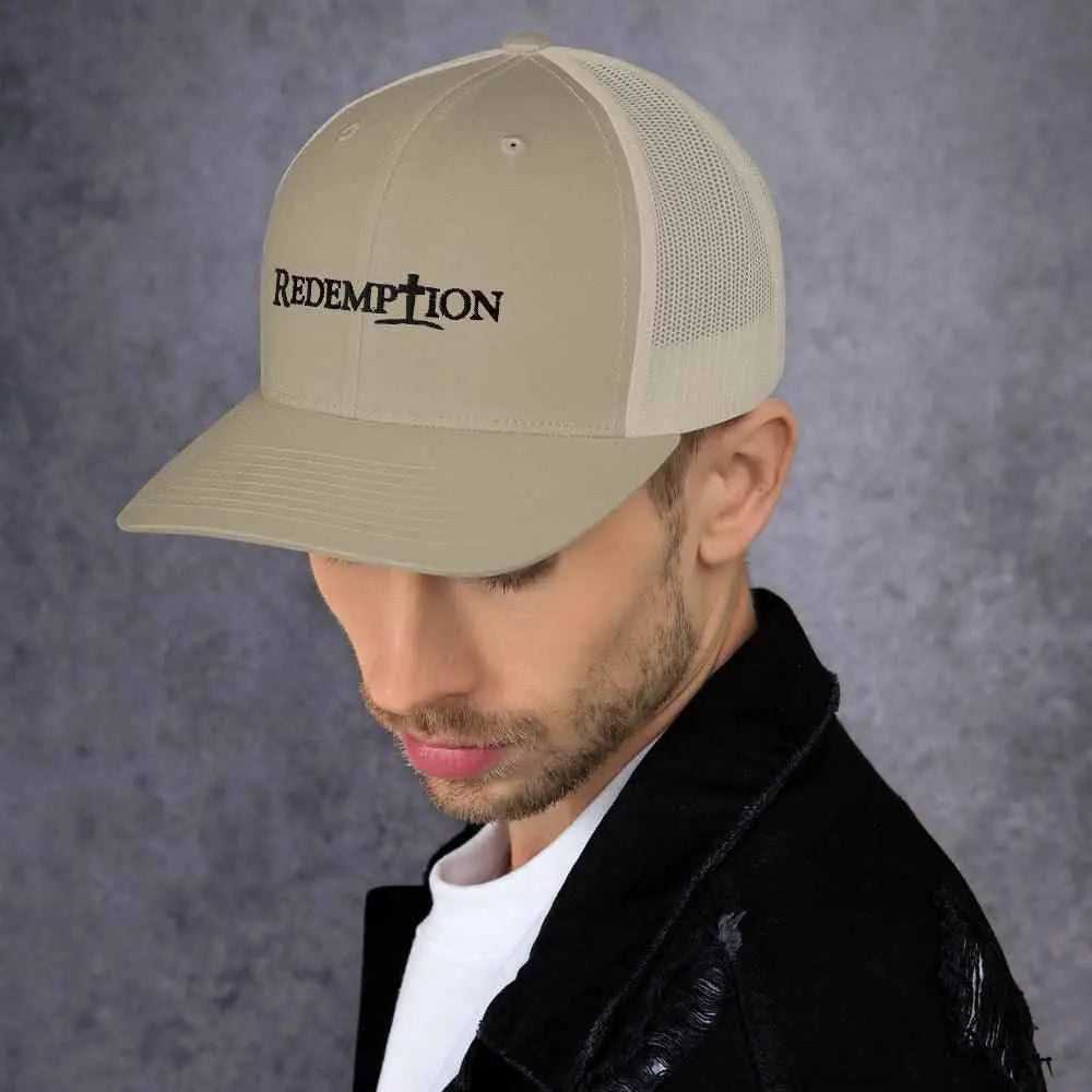 Redemption Trucker Cap religious unisex To God be The Glory Creations