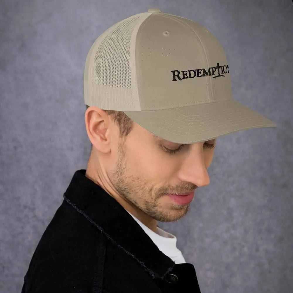 Redemption Trucker Cap religious unisex To God be The Glory Creations