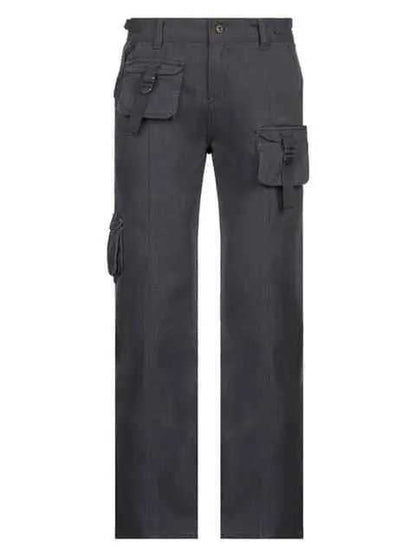retro grunge cargo jeans Streetwear To God be The Glory Creations gray M