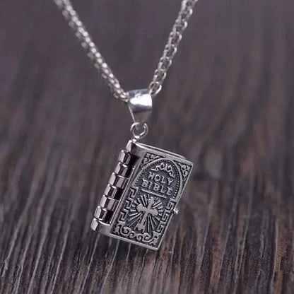 Sterling Silver Female Bible Cross Pendant To God be The Glory Creations