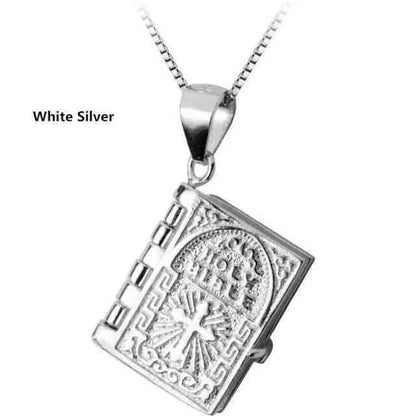 Sterling Silver Female Bible Cross Pendant To God be The Glory Creations Silver 45cm
