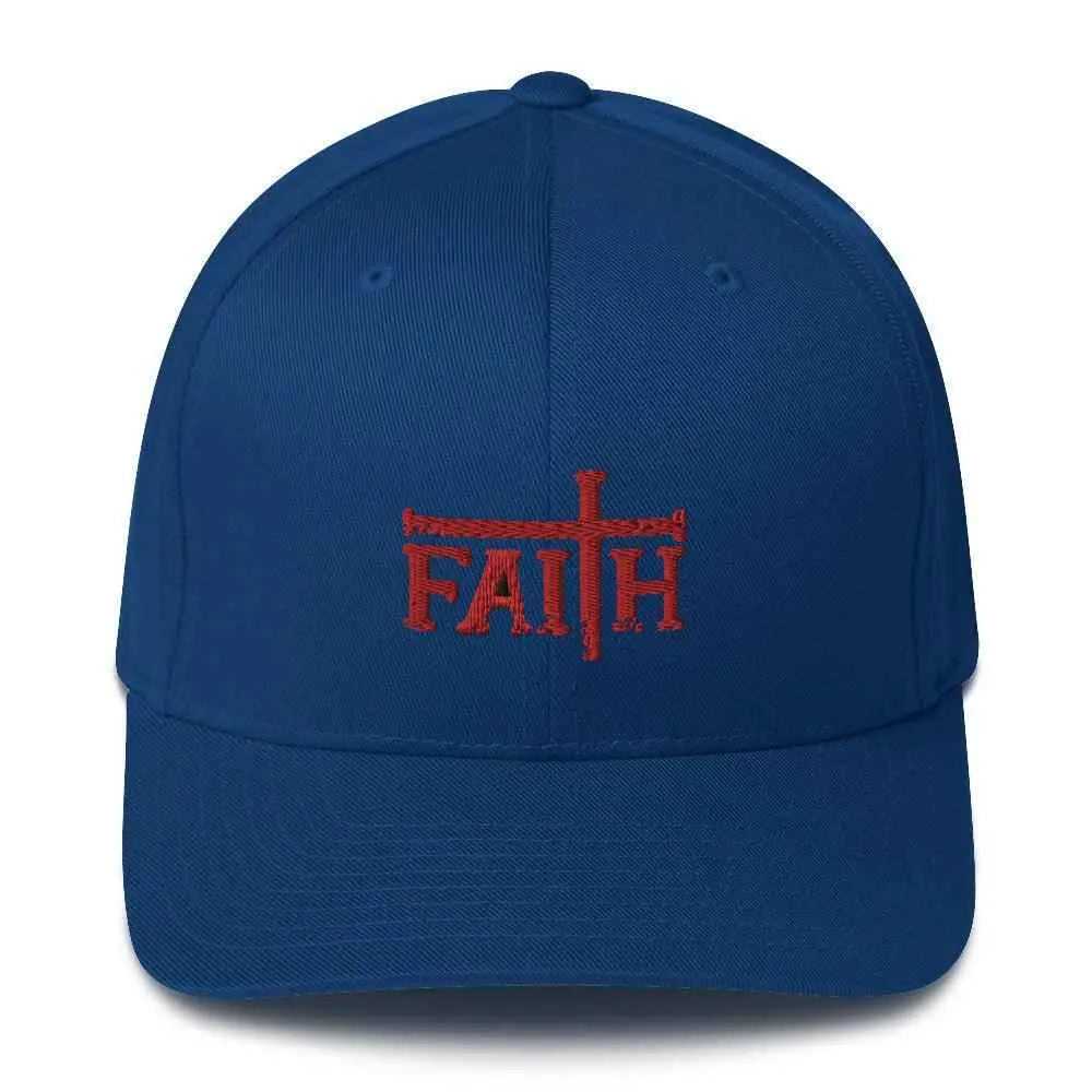 Structured Twill Cap To God be The Glory Creations Royal Blue S/M