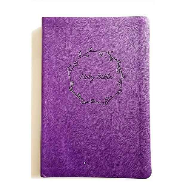 The Holy Bible New King James Version (NKJV) To God be The Glory Creations Purple