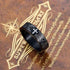 Titanium Steel Bible Verse Cross Jesus Ring To God be The Glory Creations 10 Black