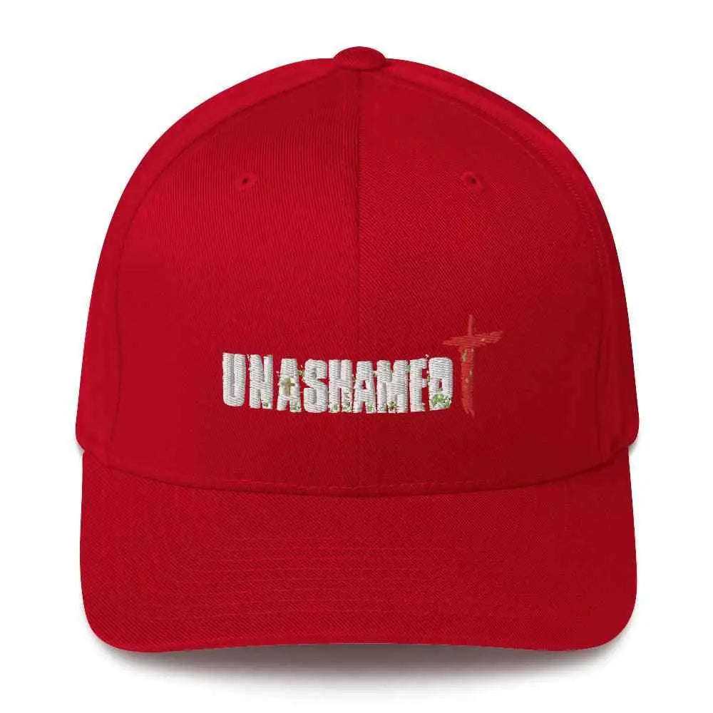 Unashamed Structured Twill Cap To God be The Glory Creations Red S/M