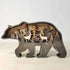 Wooden Hollowed Small Elk and Brown Bear LED Light To God be The Glory Creations Bear