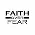 FAITH OVER FEAR VINYL DECAL CHRISTIAN GOD JESUS CAR STICKER To God be The Glory Creations black